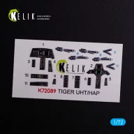   Kelik Eurocopter Tiger UHT/HAP interior 3D decals for Revell kit 1:72 (K72089)