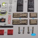 Kelik F-89 D/J Scorpion interior 3D decals for Revell kit 1:72 (K72090)
