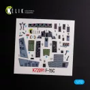 Kelik F-15C - interior 3D decals for FineMolds kit 1:72 (K72091)