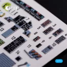 Kelik F-15C - interior 3D decals for FineMolds kit 1:72 (K72091)