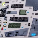 Kelik F-15C - interior 3D decals for FineMolds kit 1:72 (K72091)