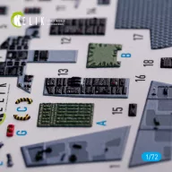   Kelik F-15C - interior 3D decals for FineMolds kit 1:72 (K72091)