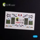 Kelik F-15D - interior 3D decals for FineMolds kit 1:72 (K72092)