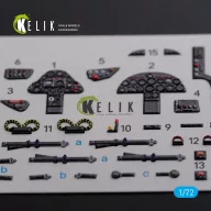   Kelik Folland Gnat T.1 interior 3D decals for Airfix kit 1:72 (K72093)