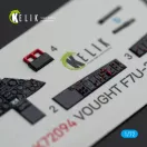 Kelik Vought F7U-3M Cutlass - interior 3D decals for Fujimi kit 1:72 (K72094)