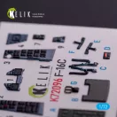 Kelik F-16C - interior 3D decals for Hasegawa kit 1:72 (K72096)