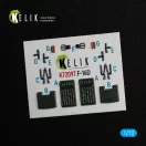 Kelik F-16D interior 3D decals for Revell kit 1:72 (K72097)