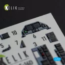 Kelik F-16D interior 3D decals for Revell kit 1:72 (K72097)