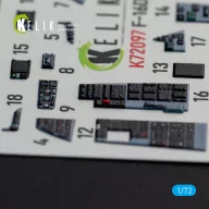 Kelik F-16D interior 3D decals for Revell kit 1:72 (K72097)