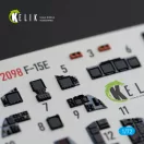 Kelik F-15E - interior 3D decals for GWH kit 1:72 (K72098)