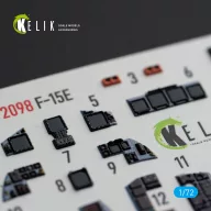 Kelik F-15E - interior 3D decals for GWH kit 1:72 (K72098)