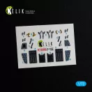 Kelik F-15E - interior 3D decals for GWH kit 1:72 (K72098)