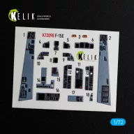 Kelik F-15E - interior 3D decals for GWH kit 1:72 (K72098)