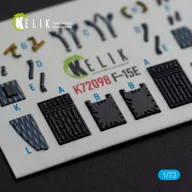 Kelik F-15E - interior 3D decals for GWH kit 1:72 (K72098)
