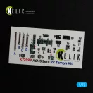Kelik A6M5 Zero - interior 3D decals for Tamiya kit 1:72 (K72099)