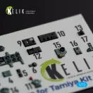 Kelik A6M5 Zero - interior 3D decals for Tamiya kit 1:72 (K72099)