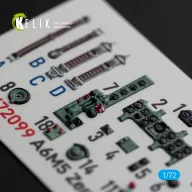   Kelik A6M5 Zero - interior 3D decals for Tamiya kit 1:72 (K72099)