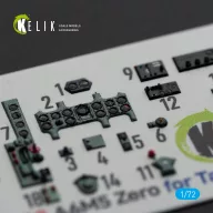   Kelik A6M5 Zero - interior 3D decals for Tamiya kit 1:72 (K72099)
