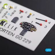   Kelik Horten Go 229 interior 3D decals for Revell kit 1:72 (K72100)