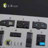   Kelik MH-47E interior 3D decals for Italeri kit 1:72 (K72102)