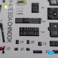   Kelik MH-47E interior 3D decals for Italeri kit 1:72 (K72102)