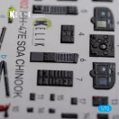 Kelik MH-47E interior 3D decals for Italeri kit 1:72 (K72102)