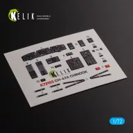   Kelik CH-47A interior 3D decals for Trumpeter kit 1:72 (K72103)