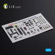   Kelik HE-219 UHU interior 3D decals for Dragon kit 1:72 (K72104)