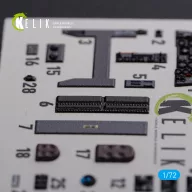   Kelik HE-219 UHU interior 3D decals for Dragon kit 1:72 (K72104)