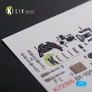 Kelik BF109 G-6 interior 3D decals for Tamiya kit 1:72 (K72105)