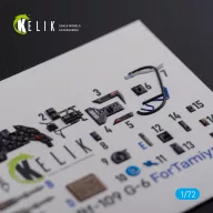  Kelik BF109 G-6 interior 3D decals for Tamiya kit 1:72 (K72105)