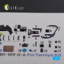 Kelik BF109 G-6 interior 3D decals for Tamiya kit 1:72 (K72105)
