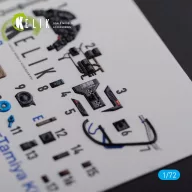   Kelik BF109 G-6 interior 3D decals for Tamiya kit 1:72 (K72105)