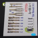Kelik Ju-88 A-1 interior 3D decals for Revell kit 1:72 (K72106)