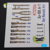   Kelik Ju-88 A-1 interior 3D decals for Revell kit 1:72 (K72106)