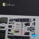 Kelik F-16 CG/CJ interior 3D decals for Academy kit 1:72 (K72108)