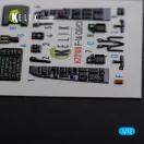 Kelik F-16 CG/CJ interior 3D decals for Academy kit 1:72 (K72108)