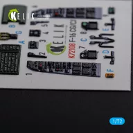   Kelik F-16 CG/CJ interior 3D decals for Academy kit 1:72 (K72108)