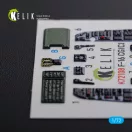 Kelik F-16 CG/CJ interior 3D decals for Academy kit 1:72 (K72108)