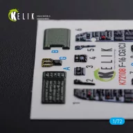   Kelik F-16 CG/CJ interior 3D decals for Academy kit 1:72 (K72108)