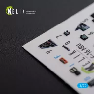   Kelik F-16 MLU interior 3D decals for Revell kit 1:72 (K72109)