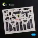 Kelik F-15E interior 3D decals for Academy kit 1:72 (K72111)