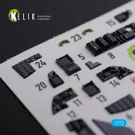 Kelik F-15E interior 3D decals for Academy kit 1:72 (K72111)