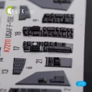 Kelik F-15E interior 3D decals for Academy kit 1:72 (K72111)