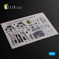   Kelik F-106A Delta Dart interior 3D decals for Meng kit 1:72 (K72112)