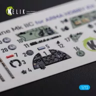   Kelik Hurricane Mk IIC interior 3D decals for Arma Hobby kit 1:72 (K72114)