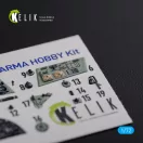 Kelik Hurricane Mk IIC interior 3D decals for Arma Hobby kit 1:72 (K72114)