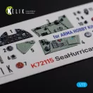Kelik Sea Hurricane Mk I interior 3D decals for Arma Hobby kit 1:72 (K72115)