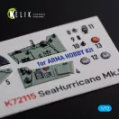 Kelik Sea Hurricane Mk I interior 3D decals for Arma Hobby kit 1:72 (K72115)