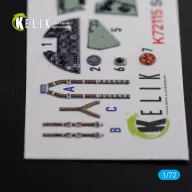   Kelik Sea Hurricane Mk I interior 3D decals for Arma Hobby kit 1:72 (K72115)